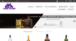 Desktop Screenshot of alcoolpascher.com